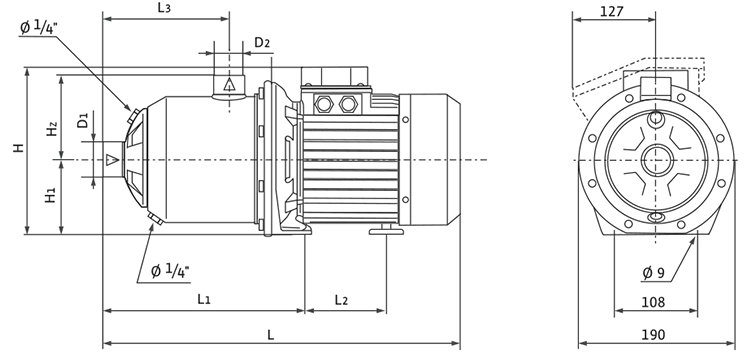 威樂變頻增壓泵 熱水工程不銹鋼變頻增壓泵-空氣能熱泵廠家